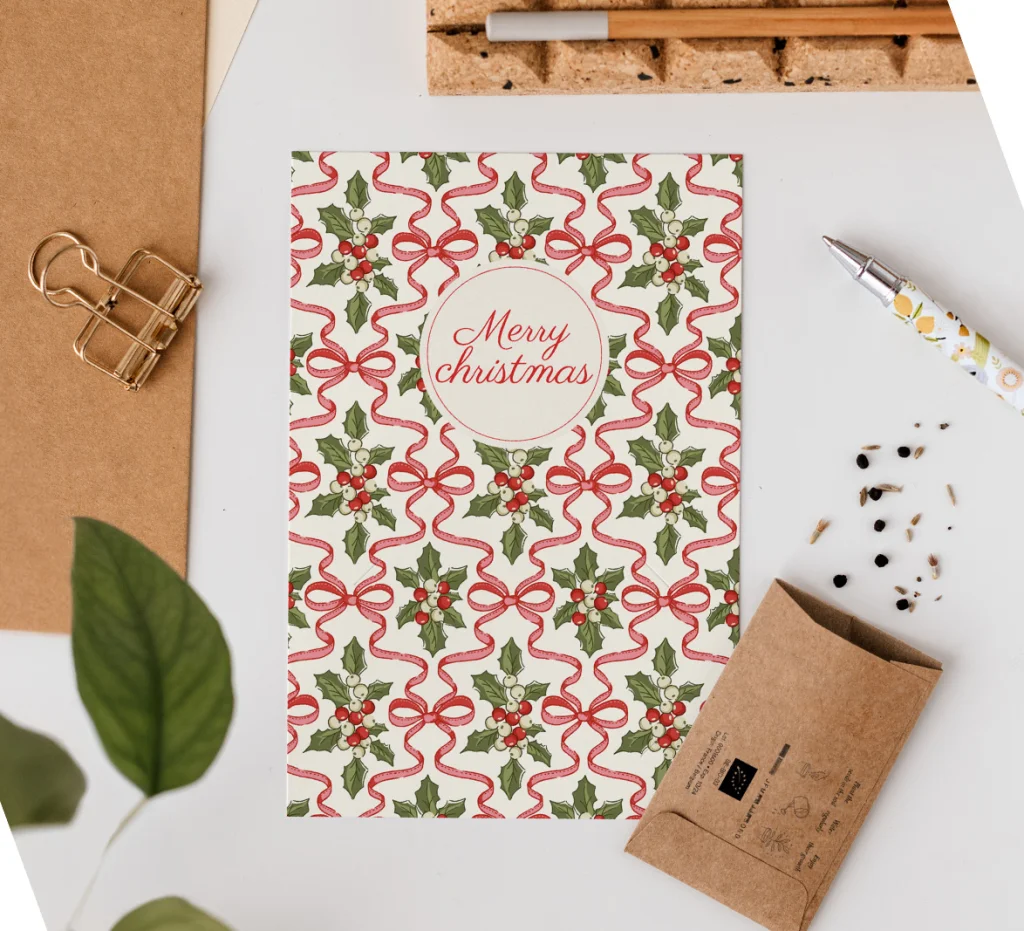 Tarjetas con semillas