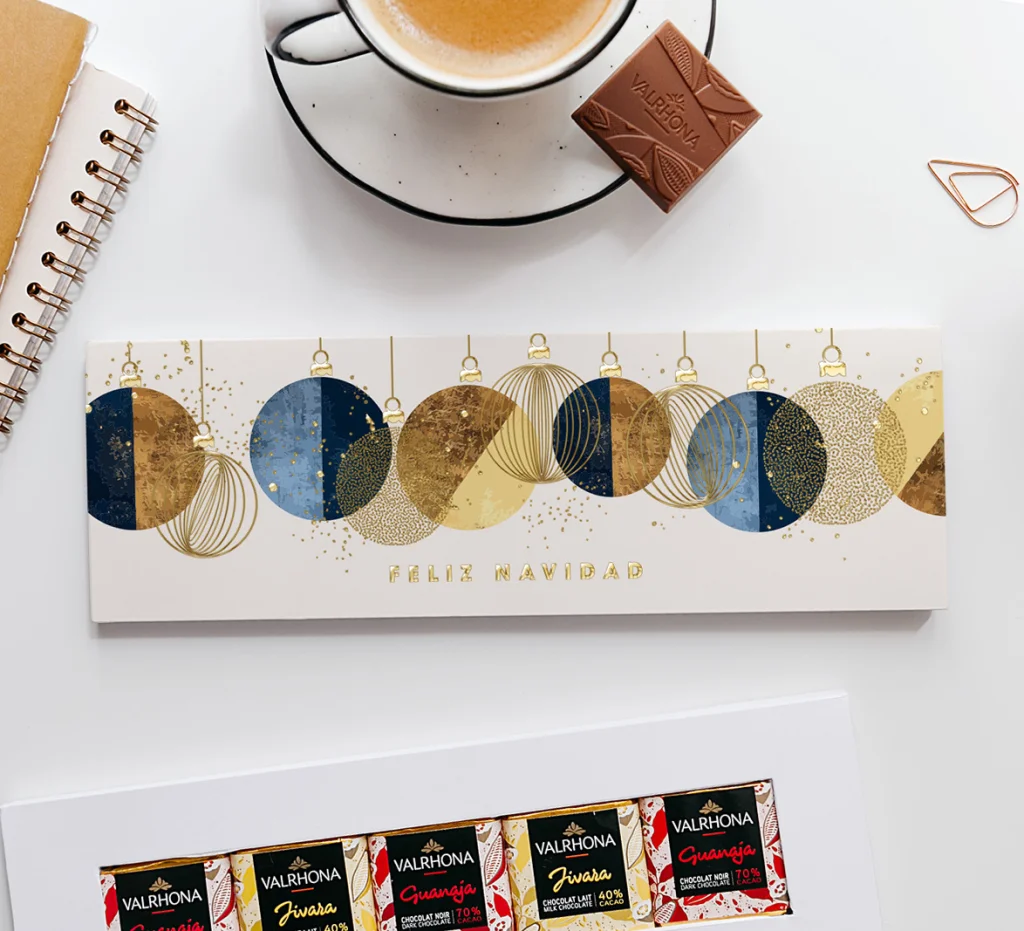 Estuche con chocolate