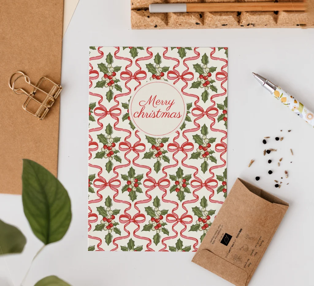 Tarjetas con semillas