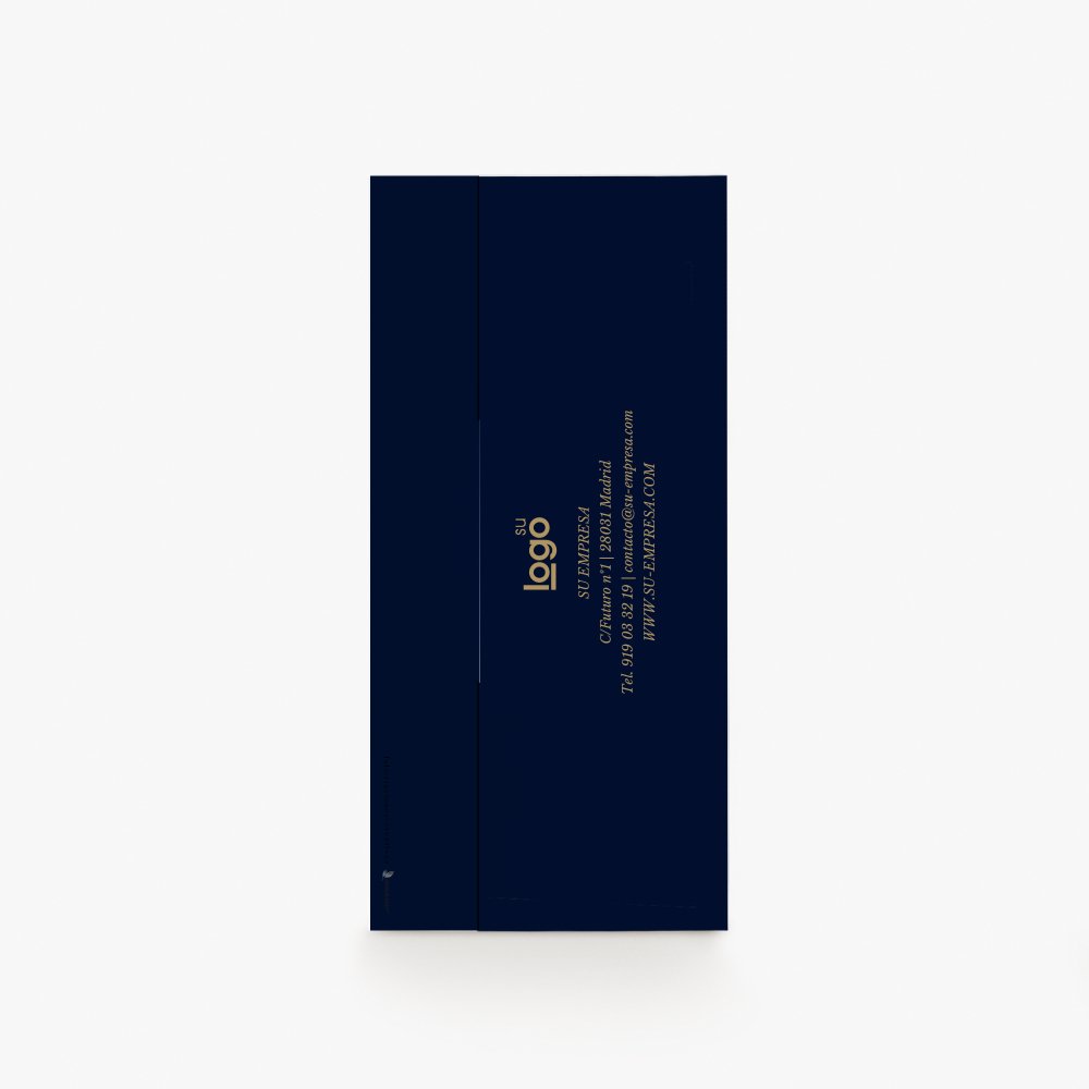 Blue and gold origami