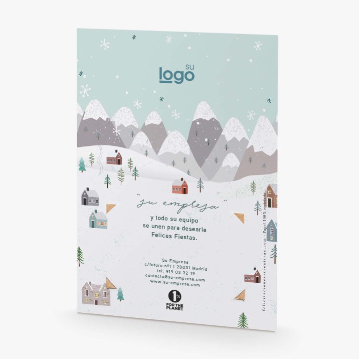 Snowy town